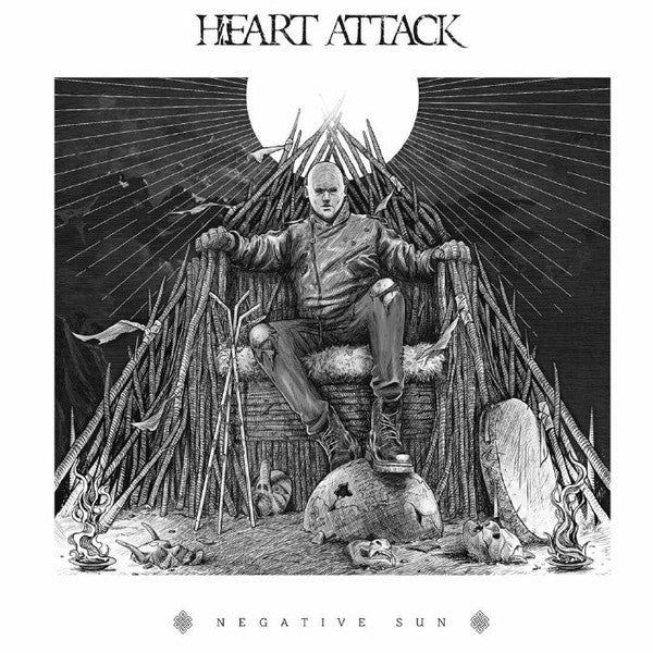 Heart Attack (4) : Negative Sun (LP, Album, Ltd, Whi)