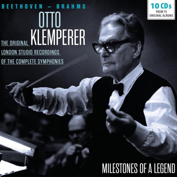Ludwig van Beethoven, Johannes Brahms, Otto Klemperer : Otto Klemperer: The Original London Studio Recordings Of The Complete Symphonies (10xCD + Box)
