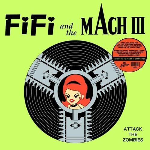 Fifi And The Mach 3 Attack The Zombies Vinyl New Mint Pop