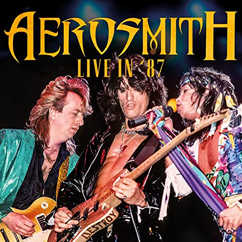 Aerosmith Live In '87 CD New Mint Rock