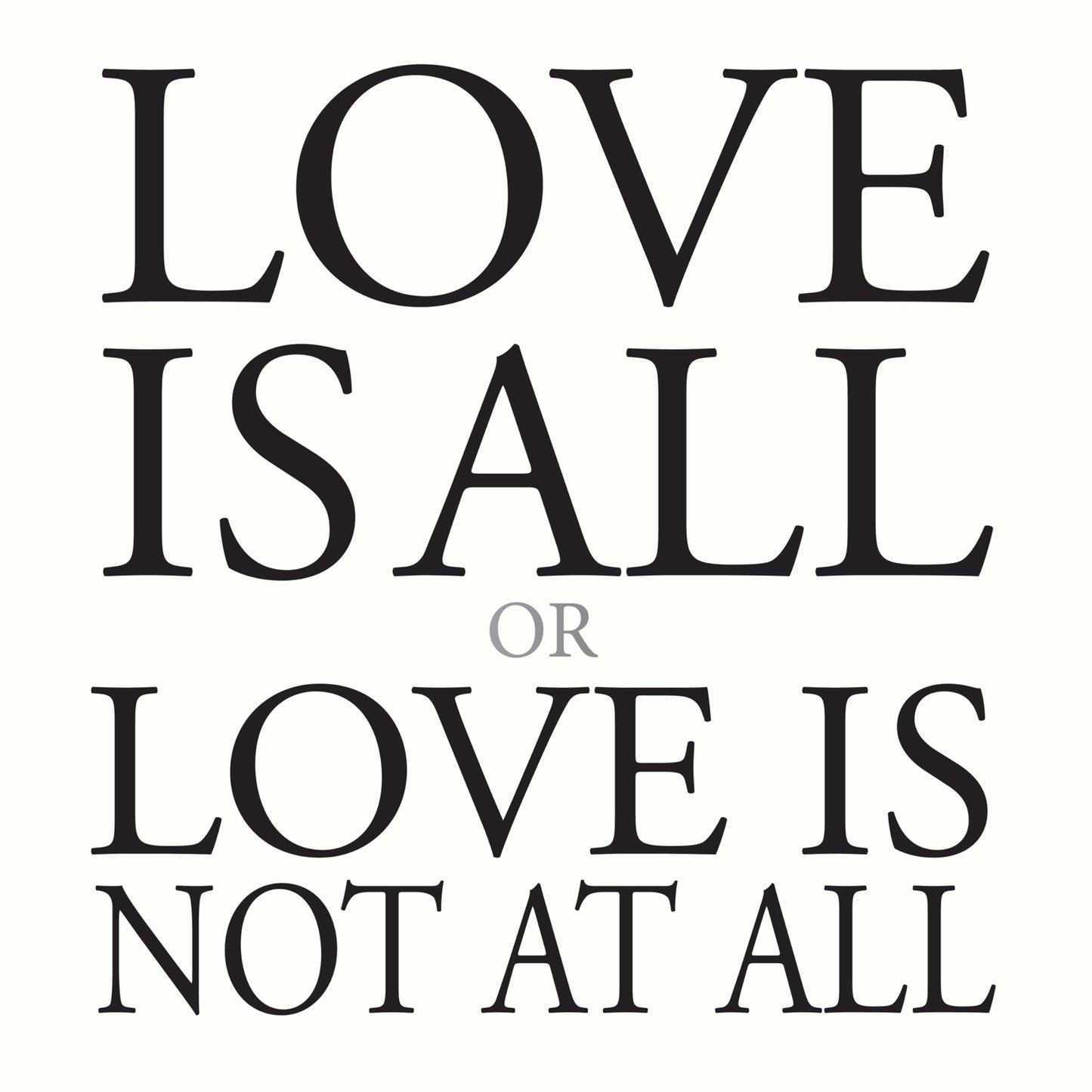 Marc Carroll Love Is All Or Love Is Not At All 2xVinyl New Mint Rock