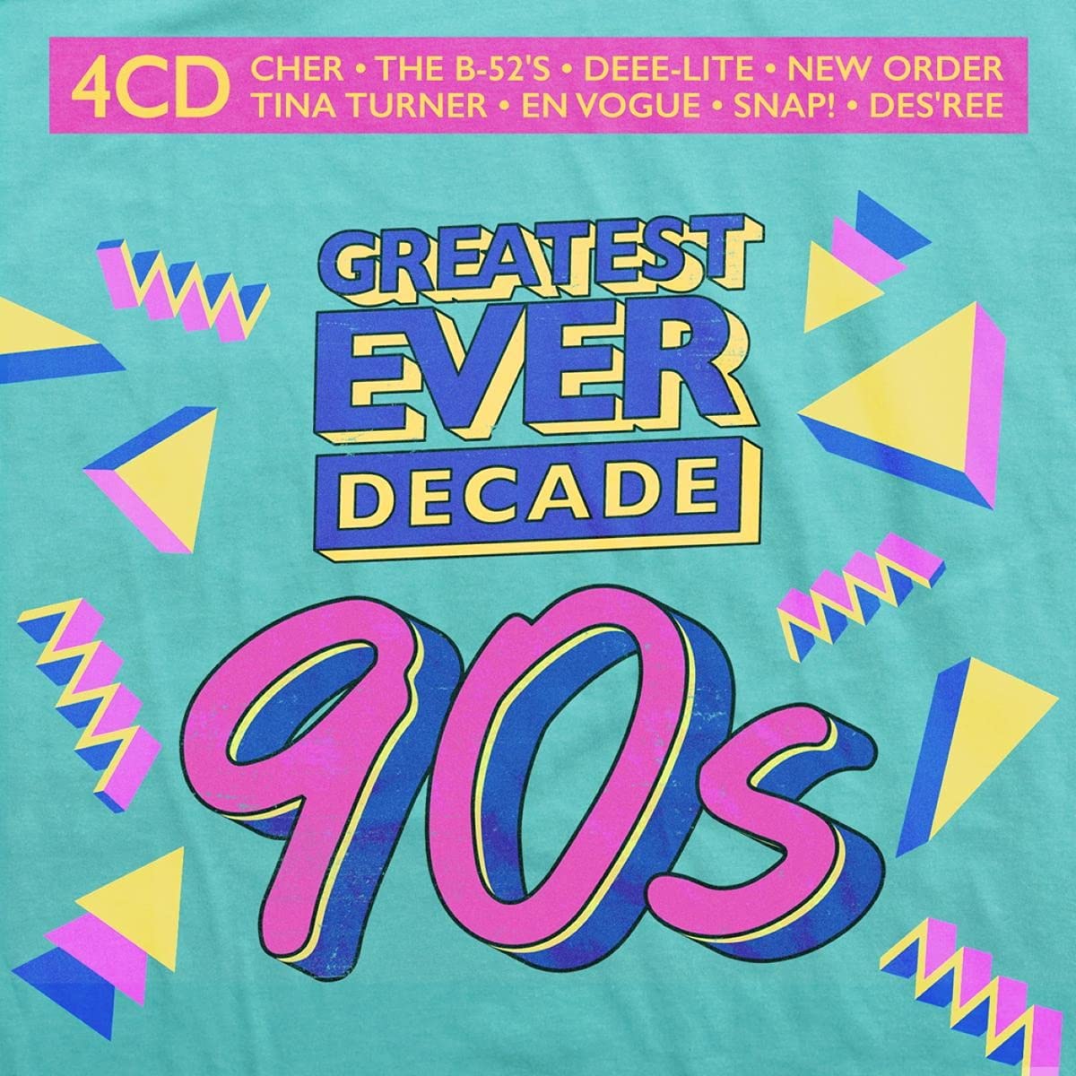 Various Artists Greatest Ever Decade: The Nineties 4xCD New Mint Pop