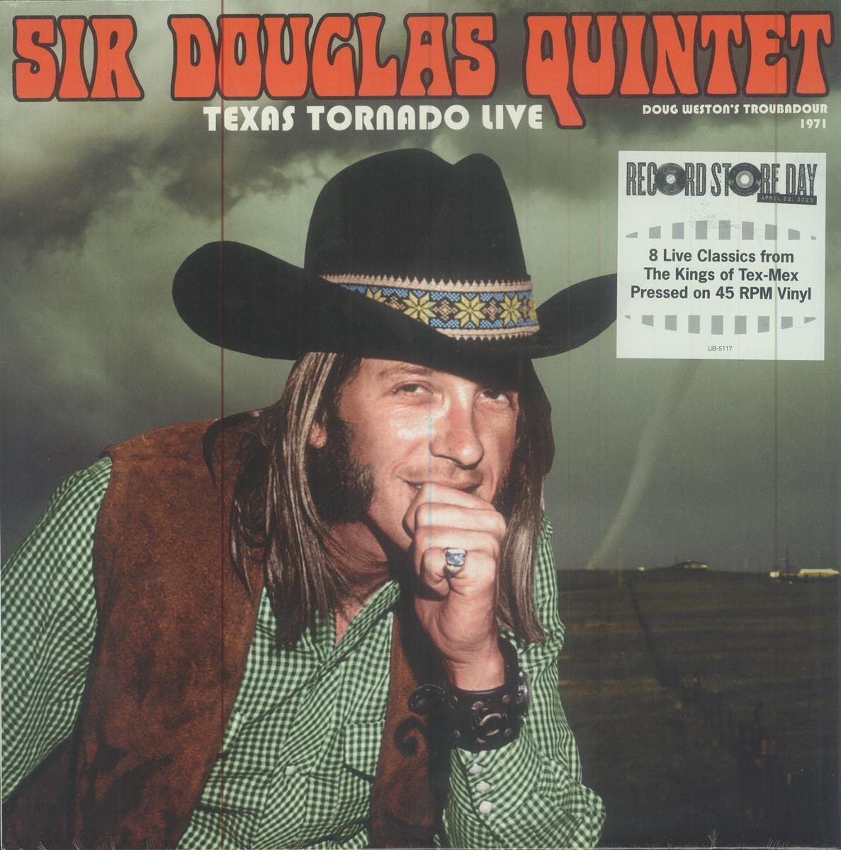 Sir Douglas Quintet Texas Tornado: Live From The Ash Grove Santa Monica 1971 Vinyl New Mint Rock