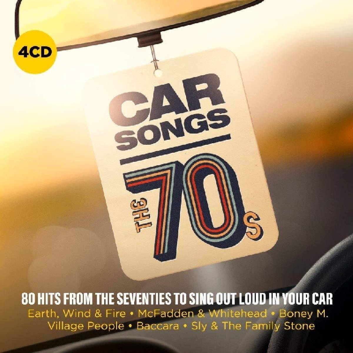 Various Artists Car Songs: The 70s 4xCD New Mint Pop