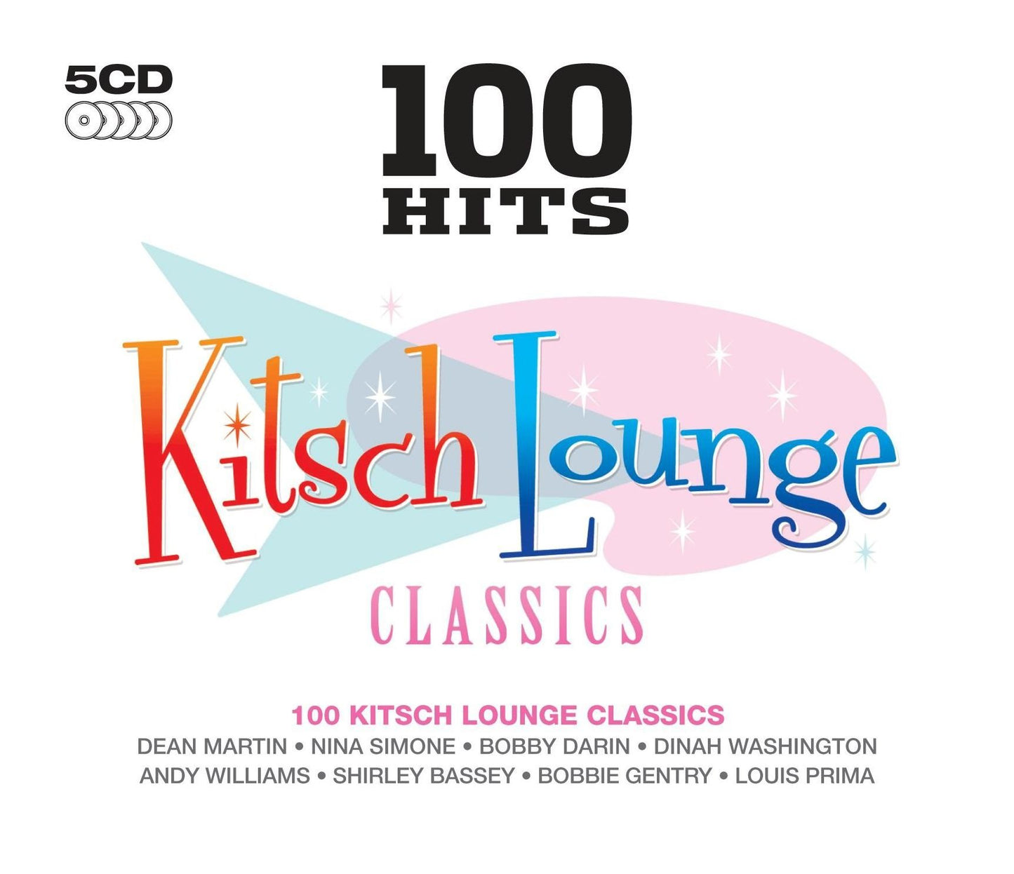 Various Artists 100 Hits - Kitsch Lounge Classics CD New Mint Jazz