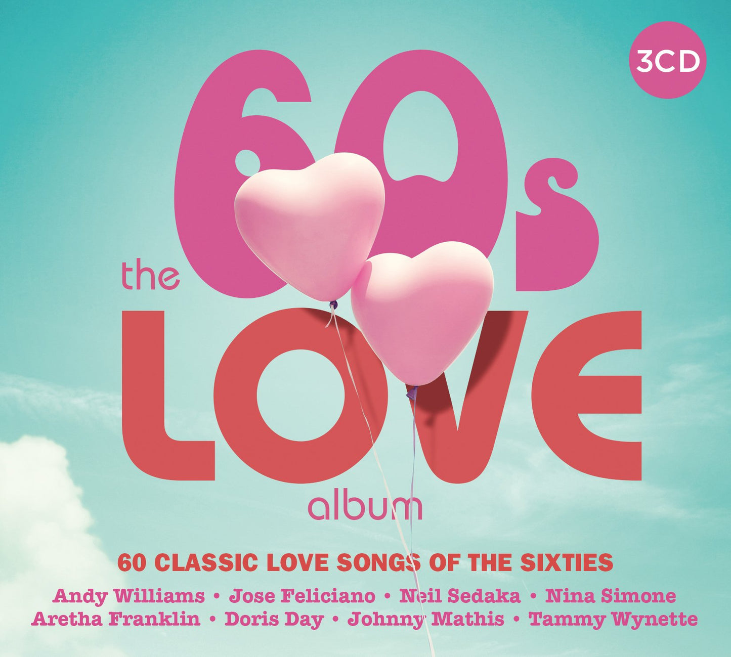 Various Artists The 60s Love Album 3xCD New Mint Rock