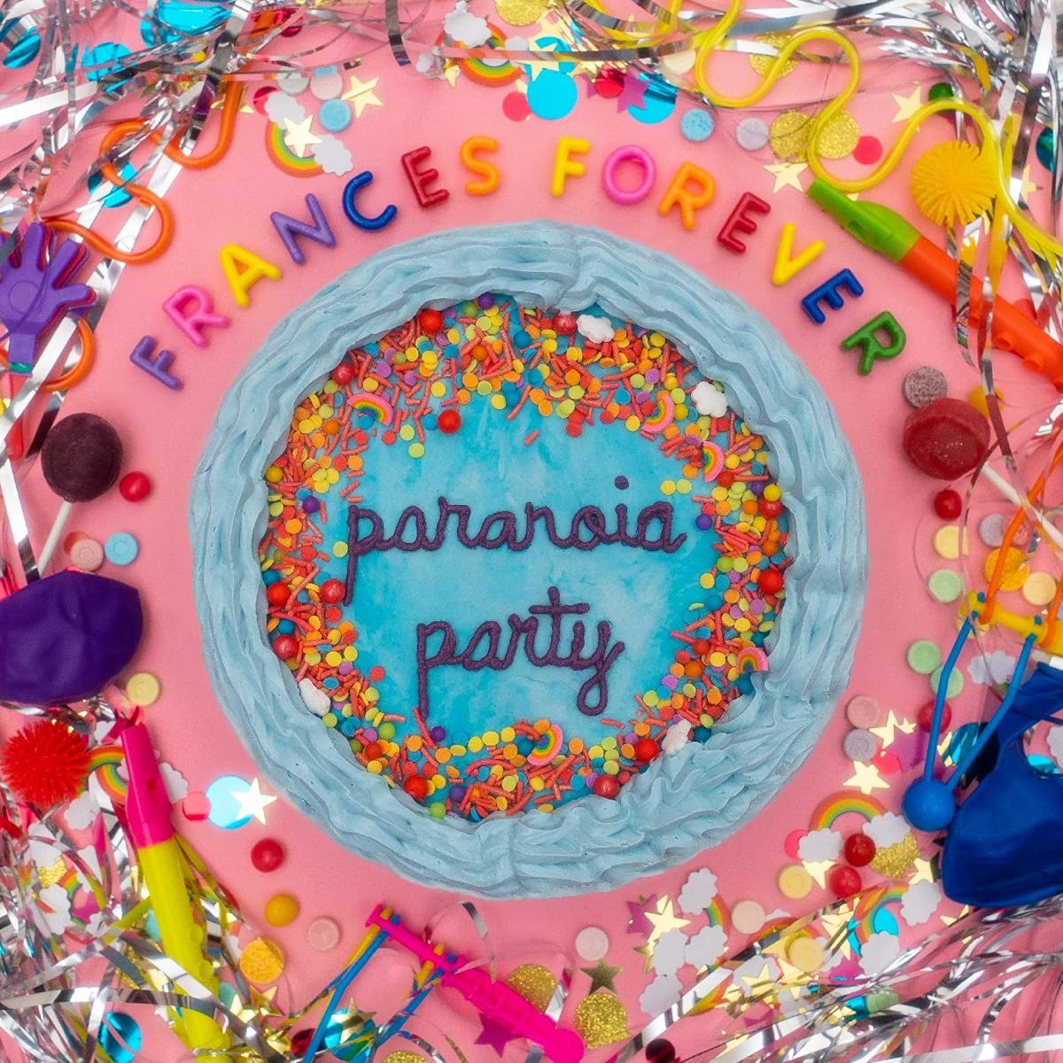 Frances Forever Paranoia Party Ep (Blue) Vinyl New Mint Rock