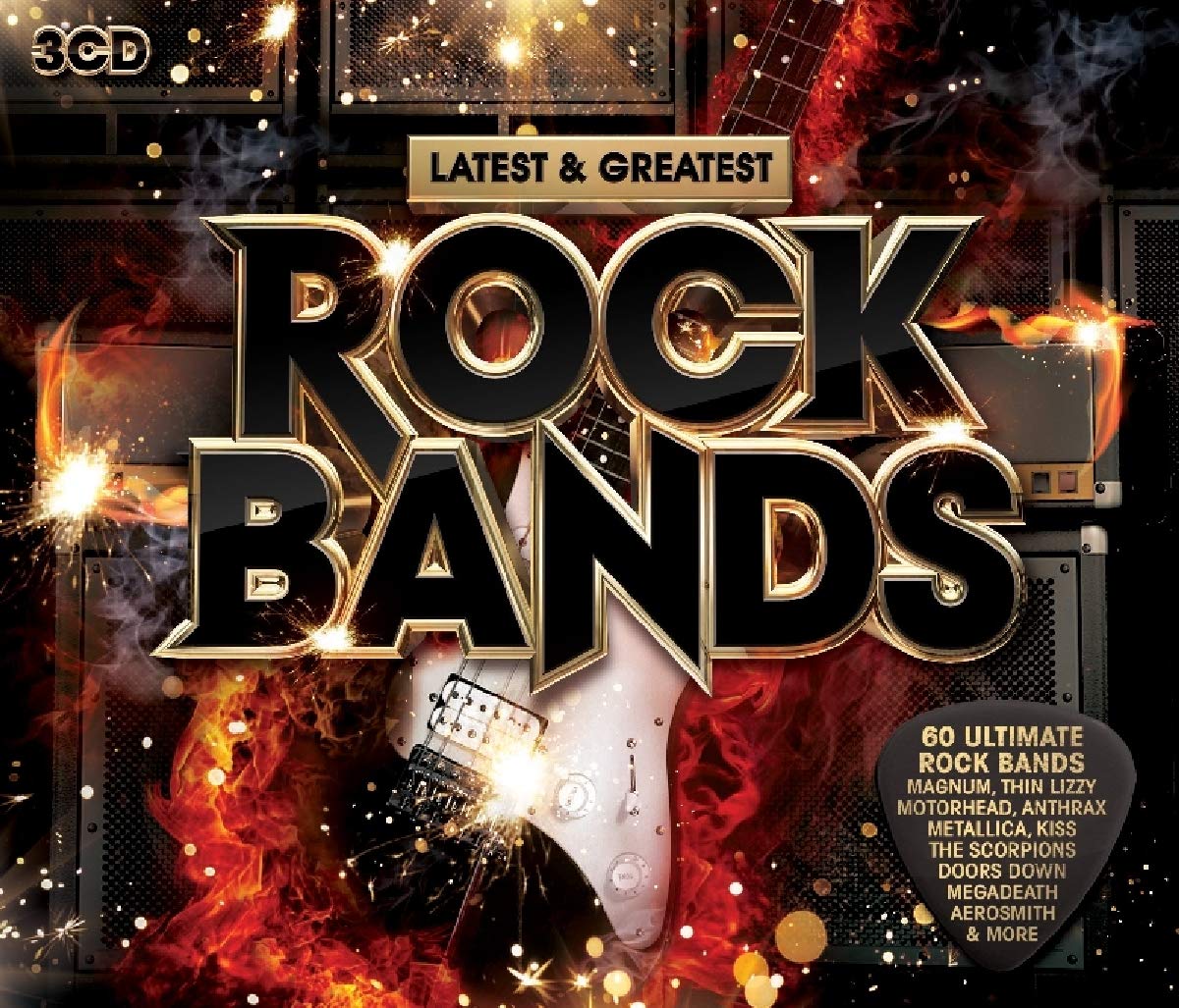 Various Artists Latest & Greatest Rock Bands 3xCD New Mint Pop