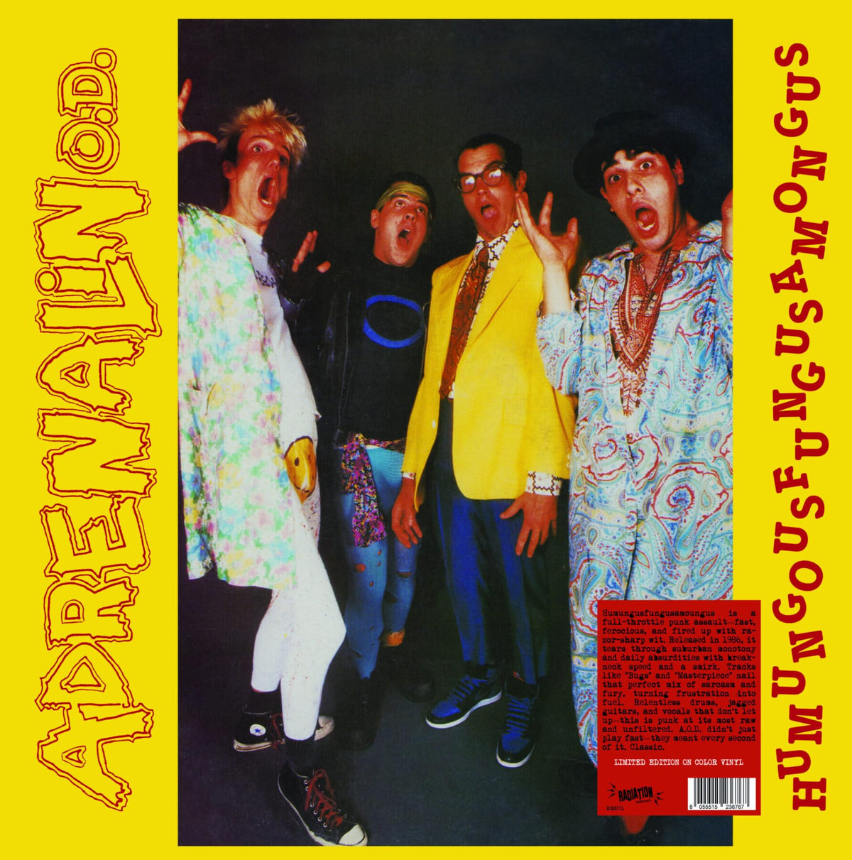 Adrenalin O.D. - Humungousfungusamongus (Coloured Vinyl) - LP - New
