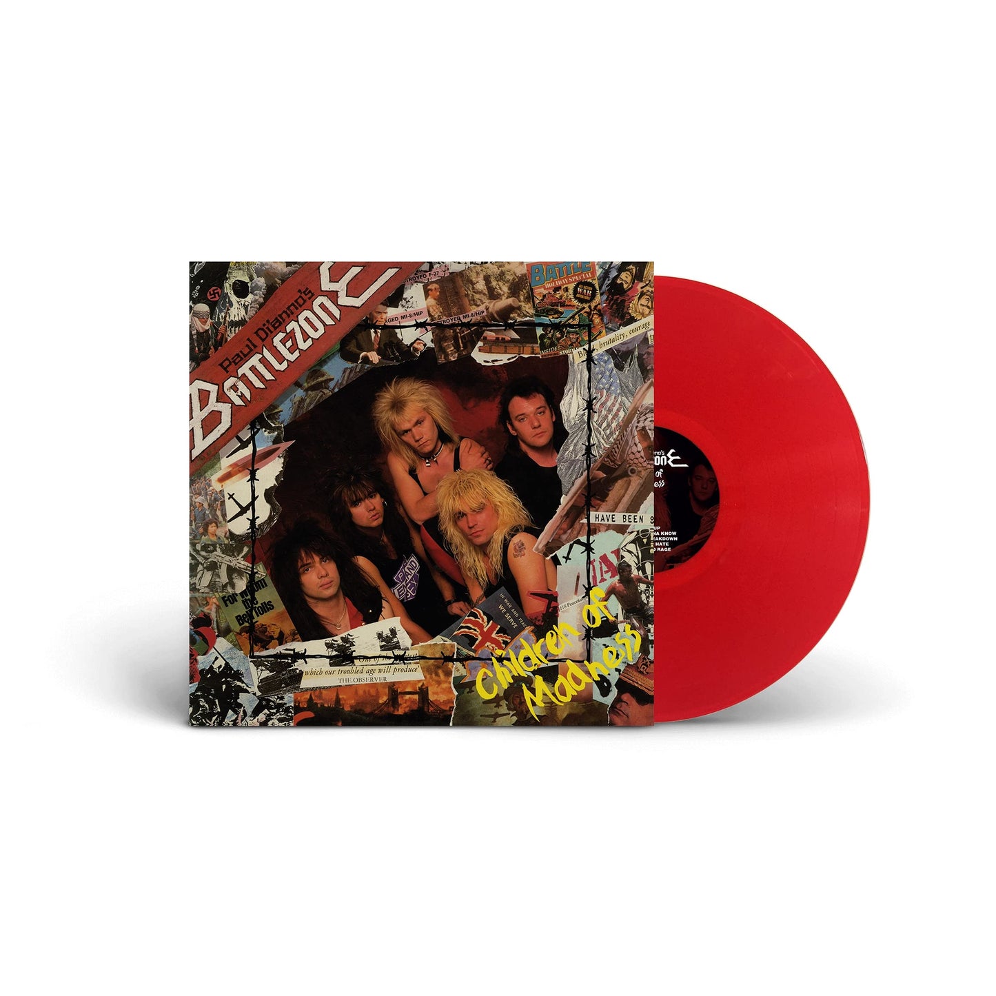 Paul Di'anno's Battlezone Children Of Madness (Red) Vinyl New Mint Rock
