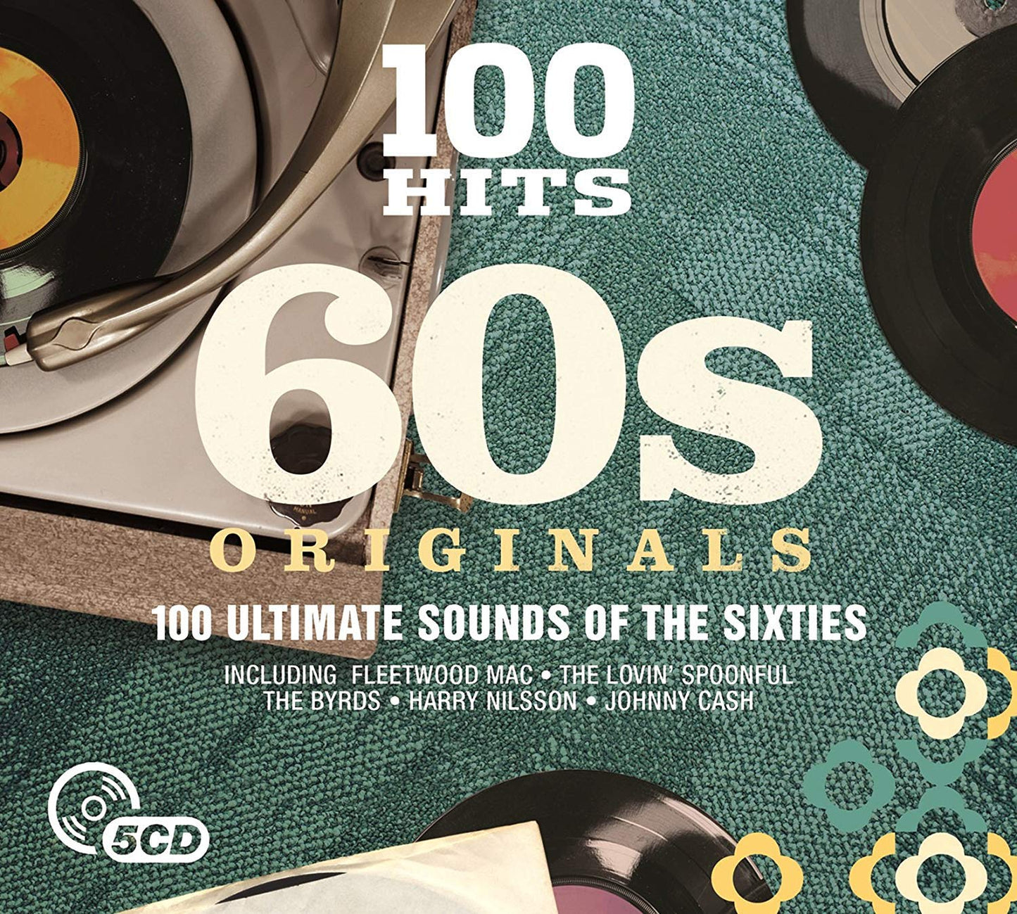 Various Artists 100 Hits - 60s Originals 5xCD New Mint Rock
