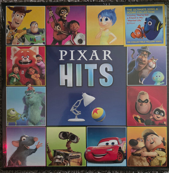 Pixar Hits Compilation Yellow Vinyl LP - New