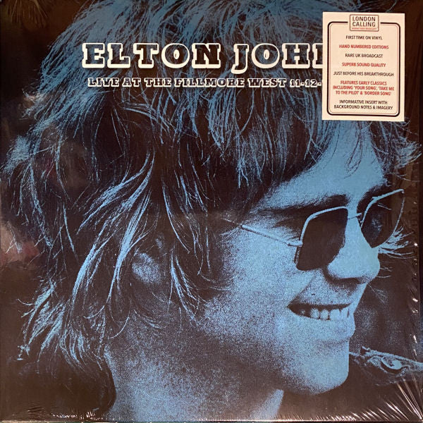 Elton John - Live At The Fillmore West 11-12-70 - LP - New