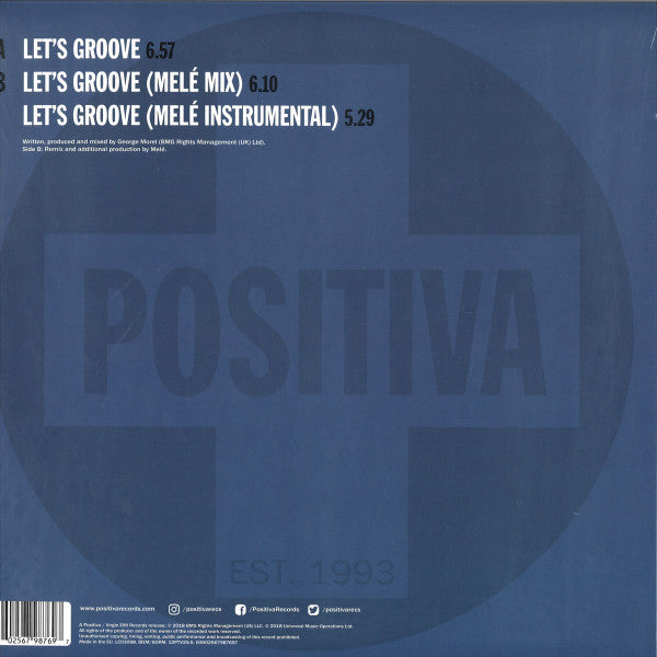 George Morel - Let's Groove - 12" - New