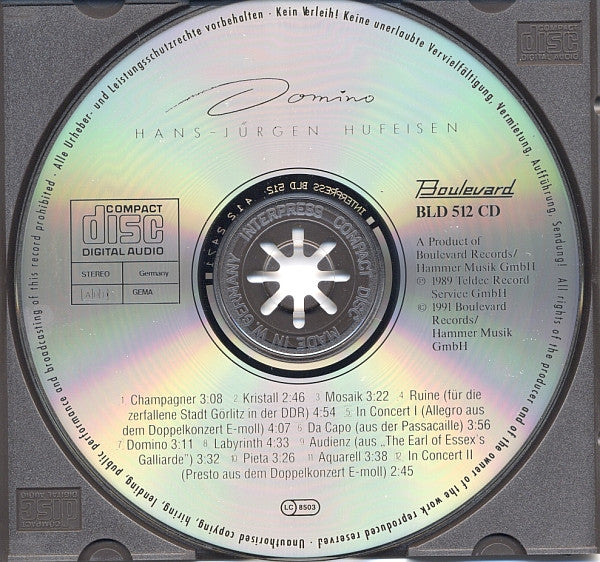 Hans-Jürgen Hufeisen : Domino (CD, Album)