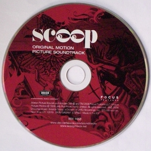 Various : Scoop (Original Motion Picture Soundtrack) (CD, Album, Comp)