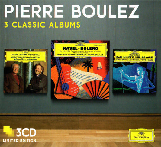 Maurice Ravel - Pierre Boulez : 3 Classic Albums (3xCD, Album, Ltd + Box, Comp, Sli)
