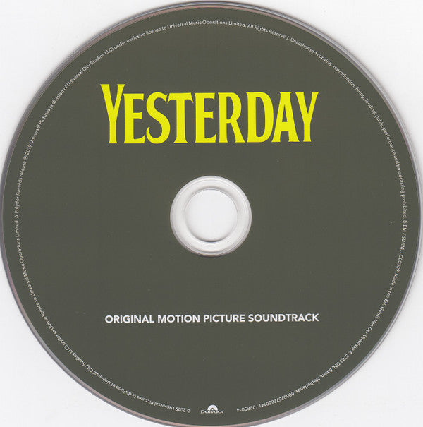 Various : Yesterday (Original Motion Picture Soundtrack) (CD, Album)