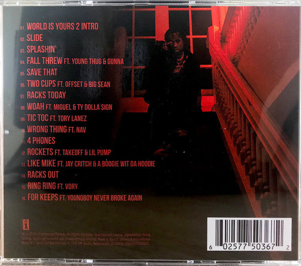 Rich The Kid : The World Is Yours 2 (CD, Album)