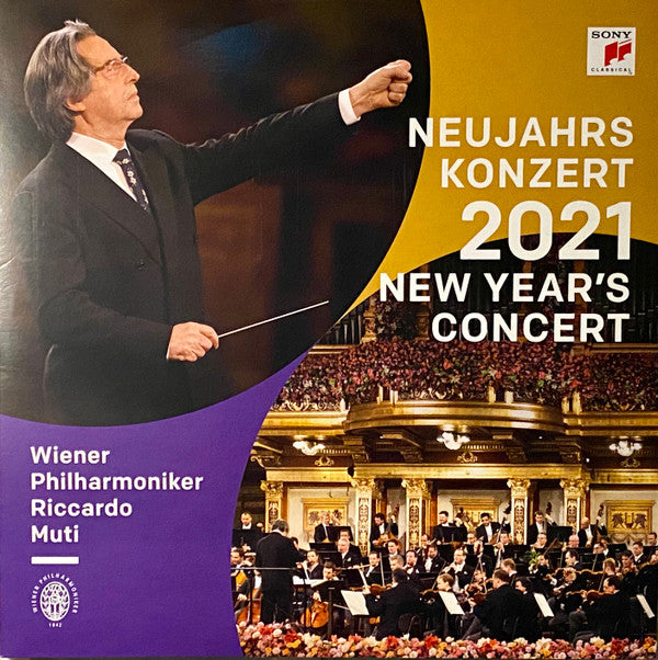 Wiener Philharmoniker, Riccardo Muti : Neujahrskonzert 2021 = New Year's Concert (3xLP, Album)