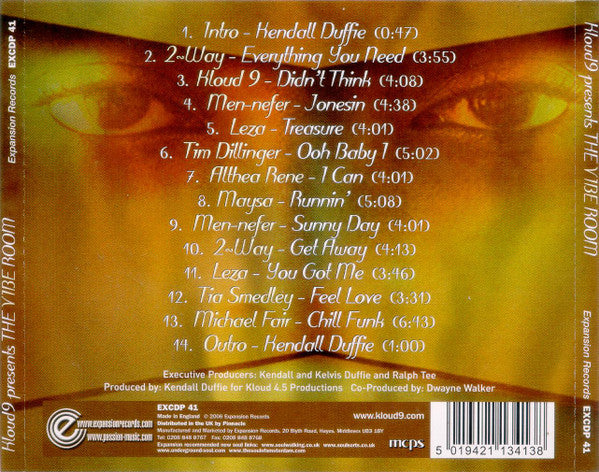 Various : Kloud 9 Presents The Vibe Room (CD, Comp)