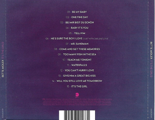 Bette Midler : It's The Girls! (CD, Album)