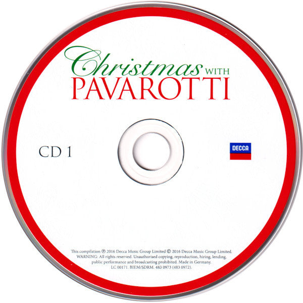 Luciano Pavarotti : Christmas With Pavarotti (2xCD, Comp)