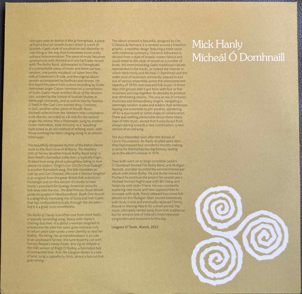 Mick Hanly / Mícheál Ó Domhnaill : Celtic Folkweave (LP, Album, RM, Cle)