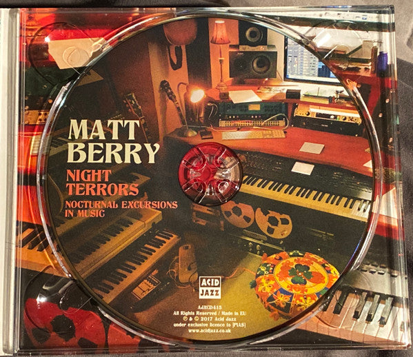 Matt Berry (3) : Night Terrors (Nocturnal Excursions in Music) (CDr, Album, Dig)