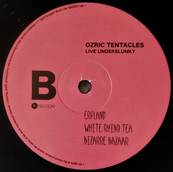 Ozric Tentacles : Live Underslunky (2xLP, Album, RE, RM)
