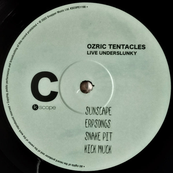 Ozric Tentacles : Live Underslunky (2xLP, Album, RE, RM)