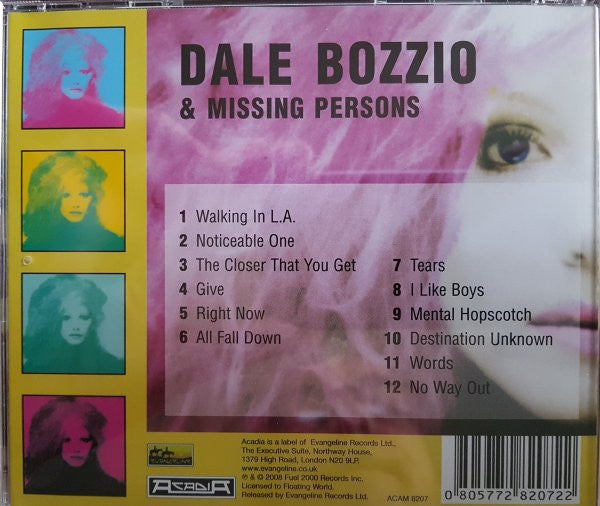 Dale Bozzio & Missing Persons : Live From The Danger Zone! (CD)