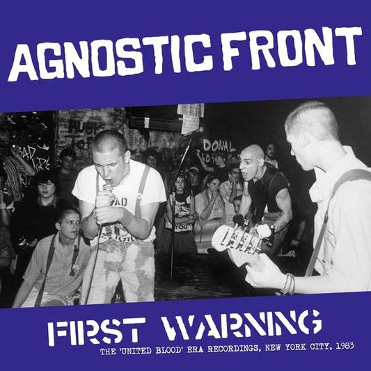 Agnostic Front The 'united Blood'-Era Recordings. New York City. 1983 (Blue) Vinyl New Mint Punk