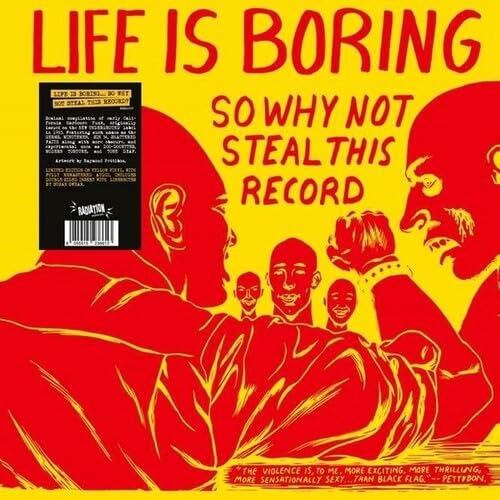Various Artists Life Is Boring So Why Not Steal This Record (Yellow) Vinyl New Mint Rock