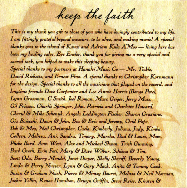 Toni Childs : Keep The Faith (Gratitude Edition) (CD, Album)