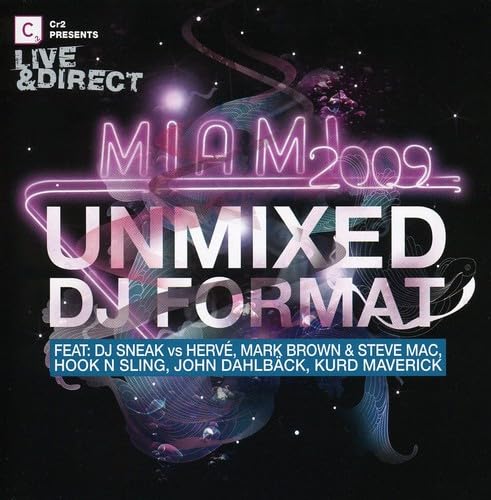 Various Artists Cr2 Presents Live & Direct- Miami 2xCD New Mint Music