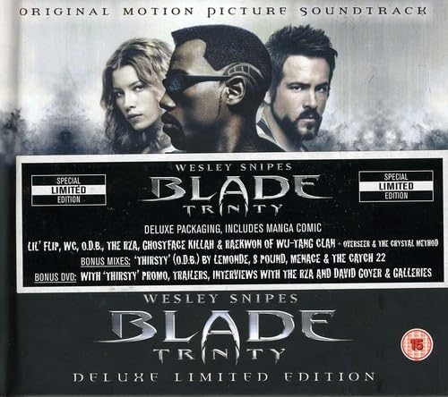 O.s.t. Blade Trinity Deluxe Limited Edition + Bonus Dvd CD New Mint