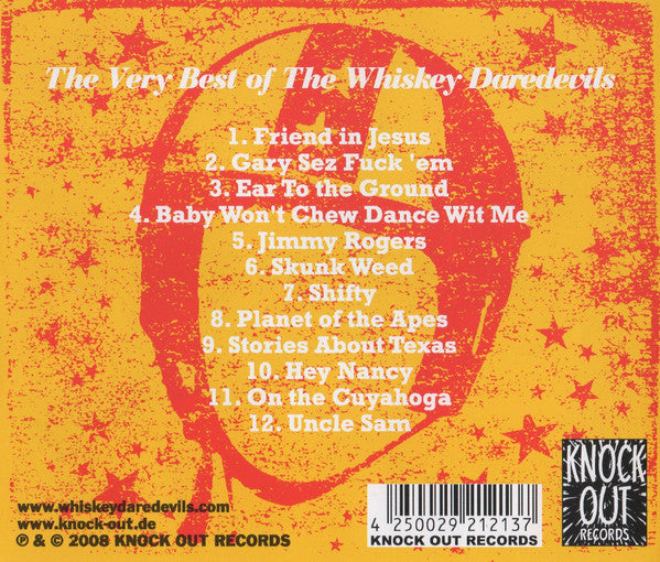 Whiskey Daredevils : The Very Best Of The Whiskey Daredevils (CD, Album, Comp)