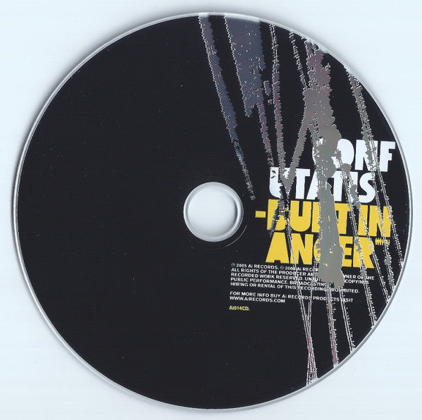 Confutatis : Built In Anger (CD, Album, Dig)