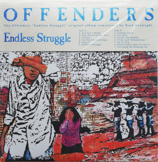 Offenders : Endless Struggle/We Must Rebel/ I Hate Myself (LP, Album, RE, Red + LP, Album, RE, Blu + Comp)