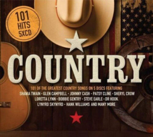 Various Artists 101 Country 5xCD New Mint