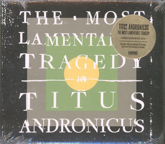 Titus Andronicus The Most Lamentable Tragedy 2xCD New Mint Alternative