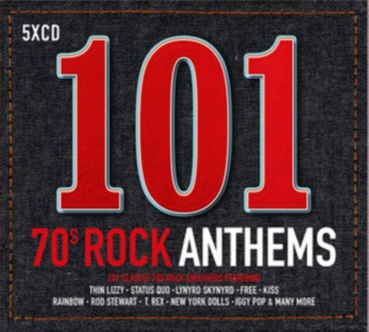 Various Artists 101 70s Rock Anthems 5xCD New Mint Pop