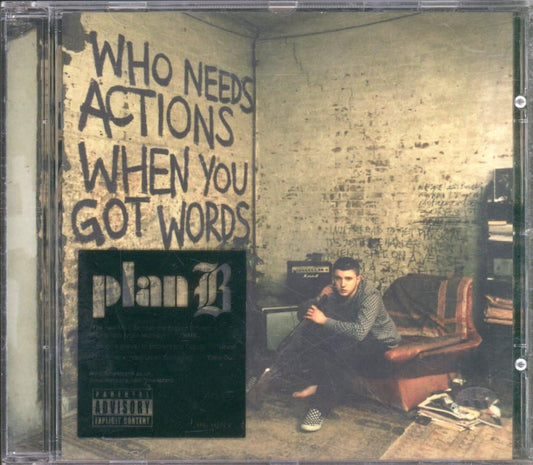 Plan B Who Needs Actions When You Got Words CD New Mint Garage