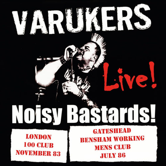 Varukers Noisy Bastards (Red) Vinyl New Mint Rock