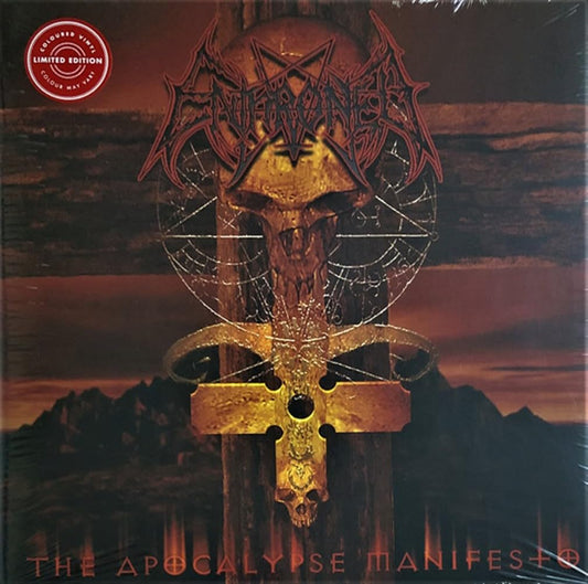 Enthroned The Apocalypse Manifesto (Clear Red Orange Grey Splatter) Vinyl New Mint Rock