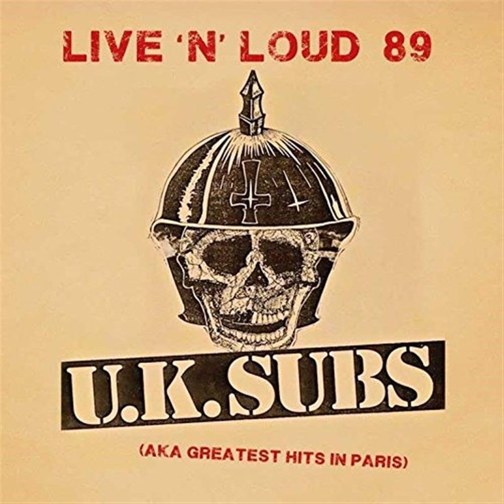 U.k. Subs Live N Loud '89 CD New Mint Music