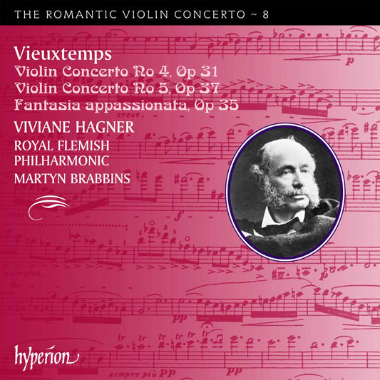 Viviane Hagner; Martyn Brabbins: Royal Flemish Philharmonic Vieuxtemps: Violin Concertos Nos 4 & 5 CD New Mint Classical