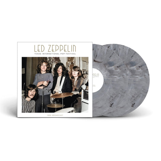 LED ZEPPELIN - TEXAS INTERNATIONAL POP FESTIVAL (GREY W/ BLACK SPLATTER VINYL 2LP)