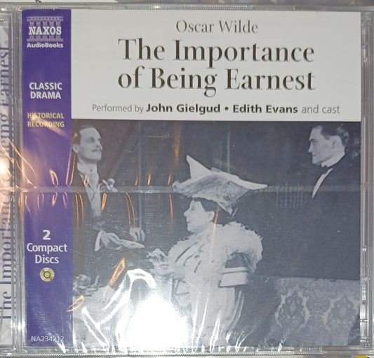 Oscar Wilde The Importance Of Being Earnest CD New Mint Criticism